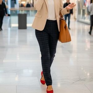 Ricki's Checkered Straight Leg Pants